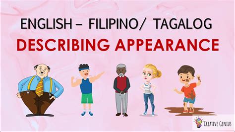 appearance in tagalog
